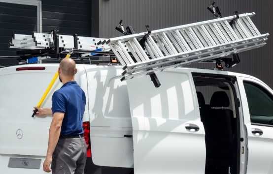 Platforma bagażnik dachowy na drabinę Vito Expert Vivaro Caddy T6