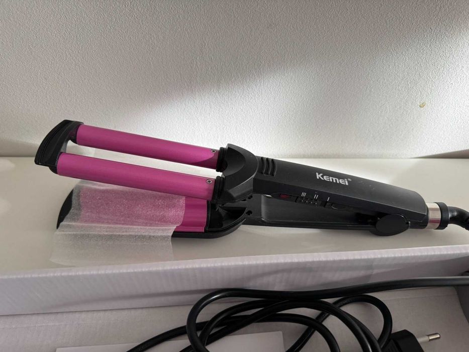 Потрійна плойка kemei