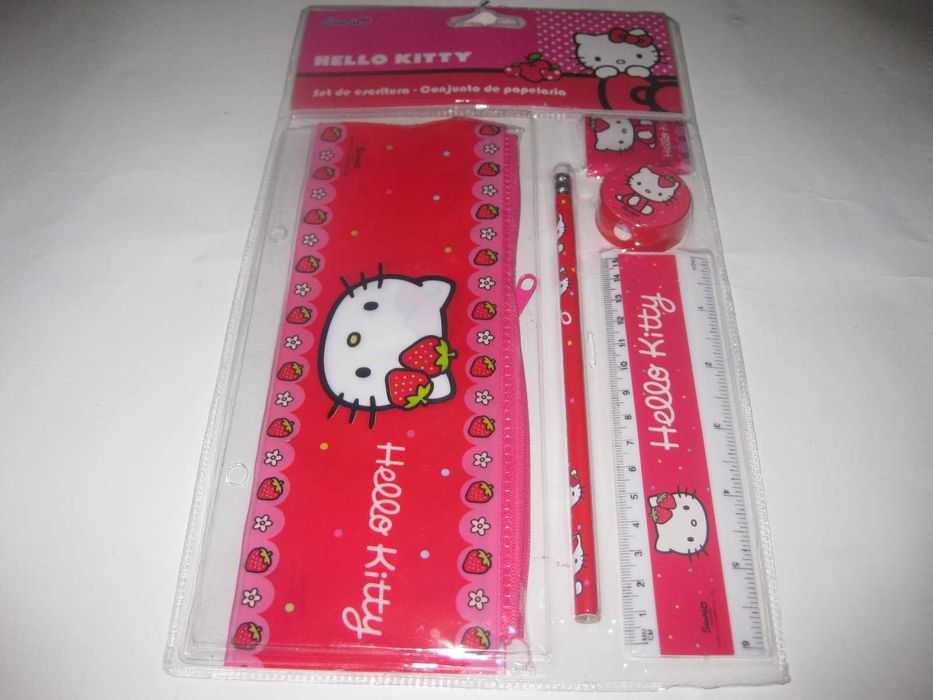3 Kits Escolares/Hello Kitty, Cars e Spider-Man/Selados!