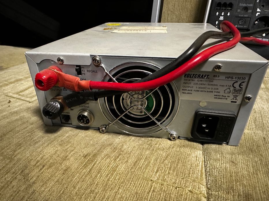 Zasilacz warsztatowy 30v 30A 900 watt Voltcraft
