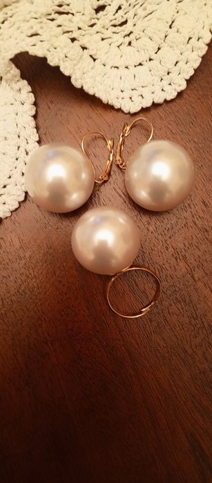 Kolczyki i pierścionek