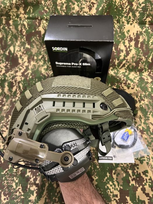 Активні навушники + кріплення карбон ТОП‼️ Sordin Supreme Pro-X Швеція