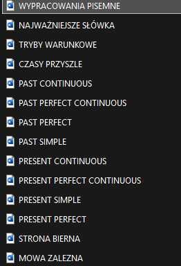 Notatki do matury z języka angielskiego