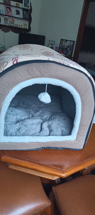 Cama aconchegante para cães/gatos
