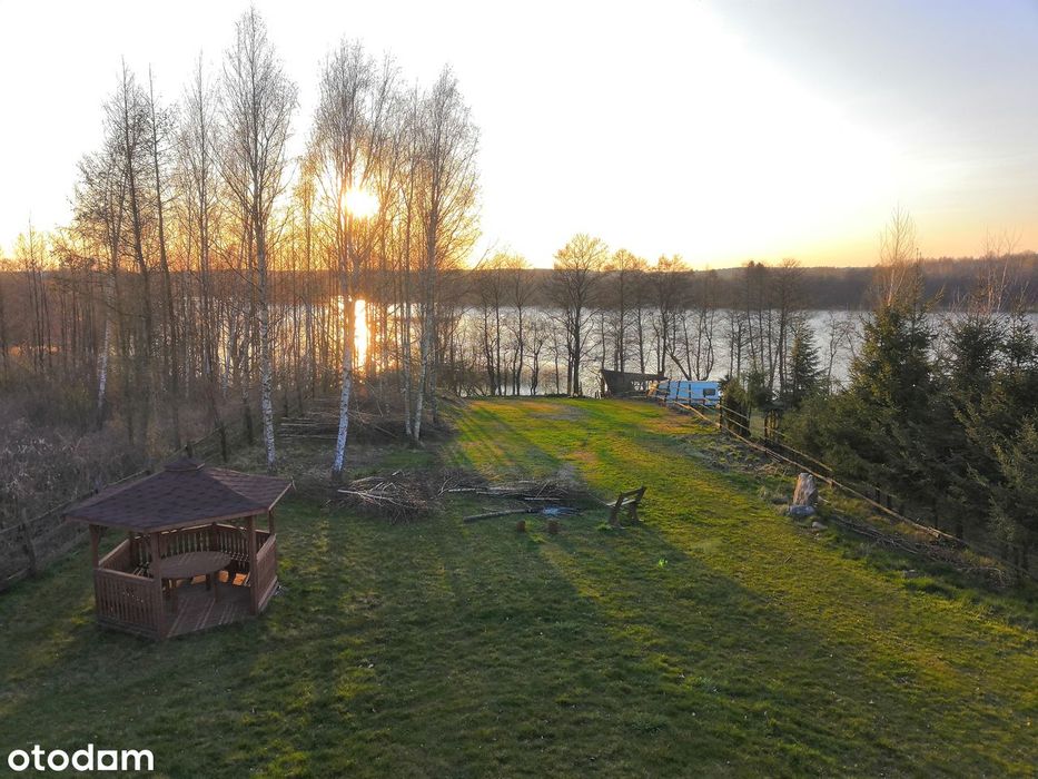 Góralski dom z bala nad jeziorem Dadaj z własną linią brzegową - Widok 3