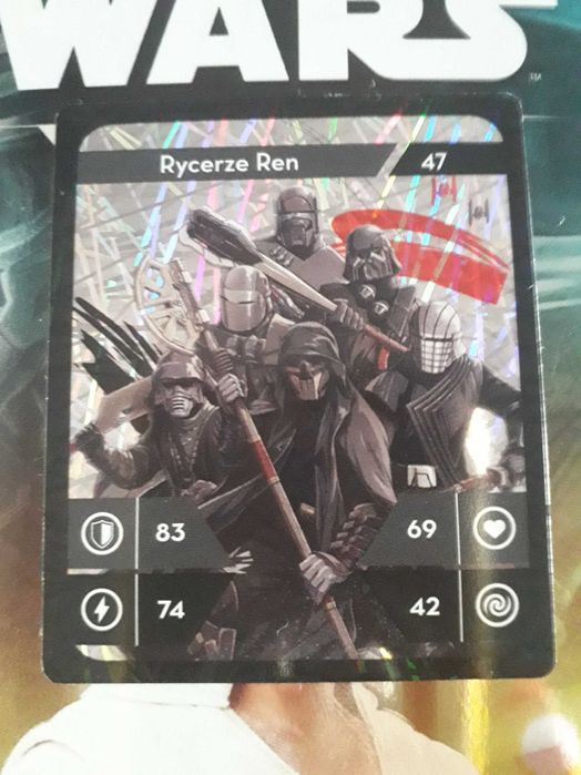 Karta Star Wars Kaufland hologram nr 47