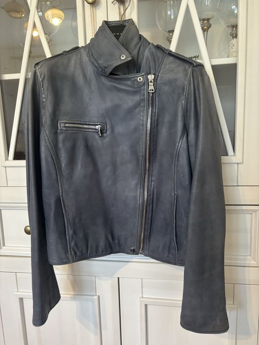 Kurtka skórzana Massimo Dutti