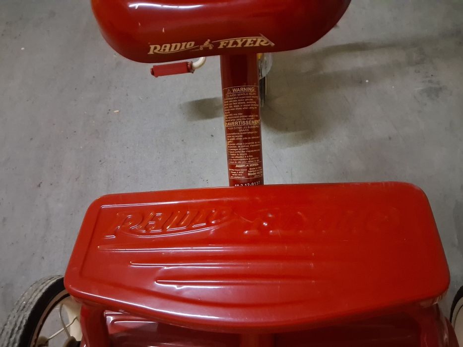 Triciclo radio flyer dual deck