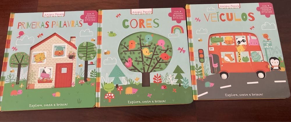 Livros infantis puzzle