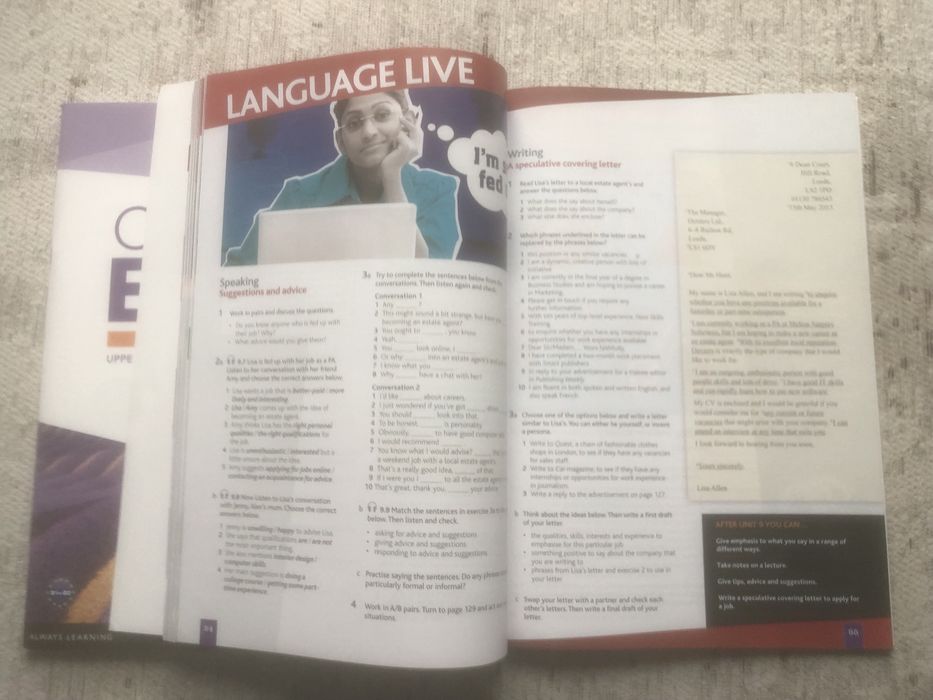 Cutting Edge third edition upper intermediate