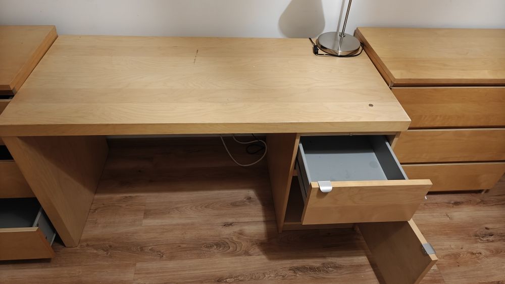 Biurko Ikea Malm 140x65