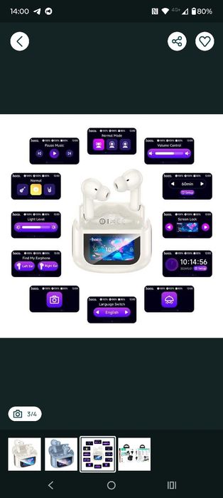 Навушники Hoco Sandy EQ21