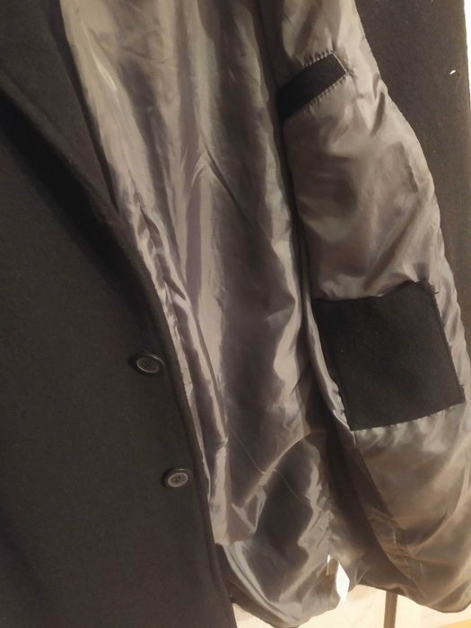 Płaszcz zimowy męski czarny L