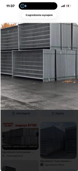 Ogrodzenie tymczasowe wynajem