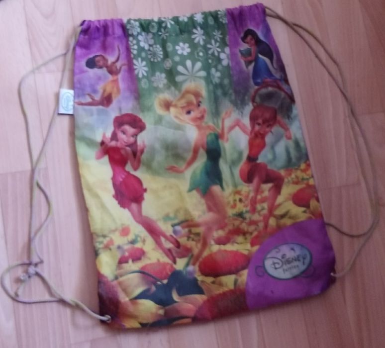 Worek na buty strój na wf na basen Disney wróżki
