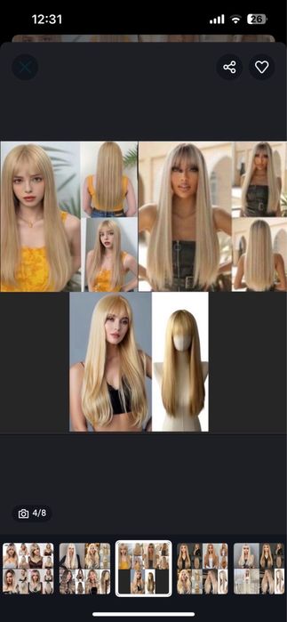 Парики РАЗНЫЕ от 650-1500