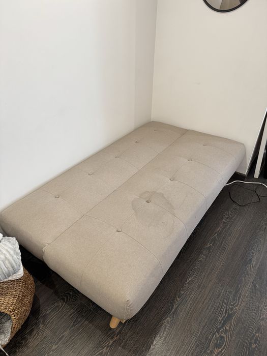 sofa cama sklum de 3 lugares em linho