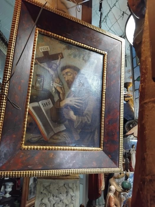 Pintura óleo sobre tela século XVIII