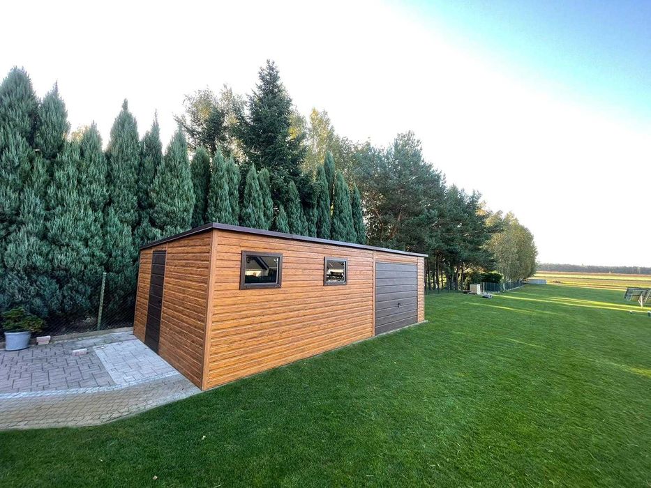 Domek Ogrodowy 6x3.5 6x4 3x4 3x5 4x6 Garaż Blaszany Producent