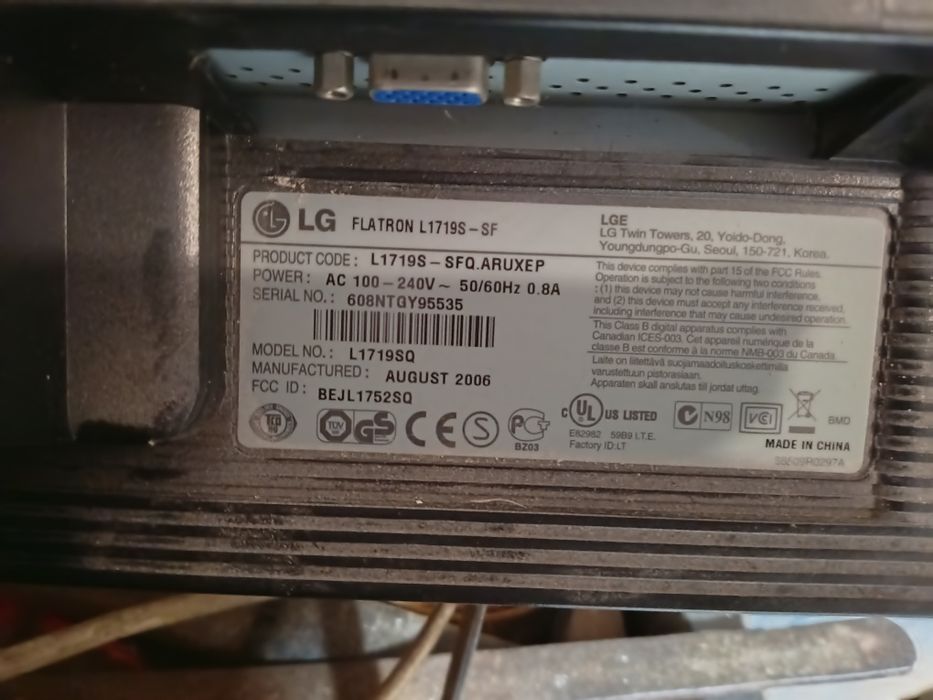 Монітор 19 Samsung s19a10n та подібні