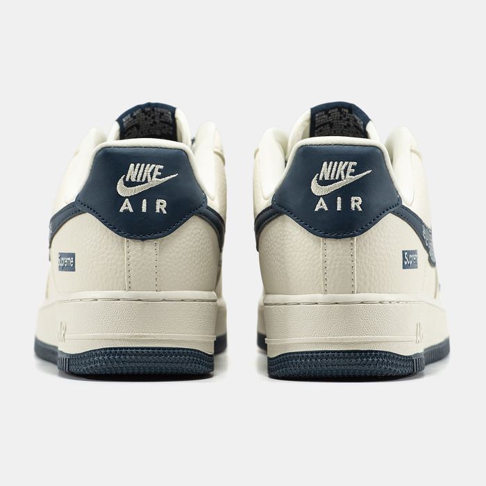 Кросівки Кроссовки Nike Air Force 1 x Supreme Beige Бежевий Бежевый Кросовки повсякденні