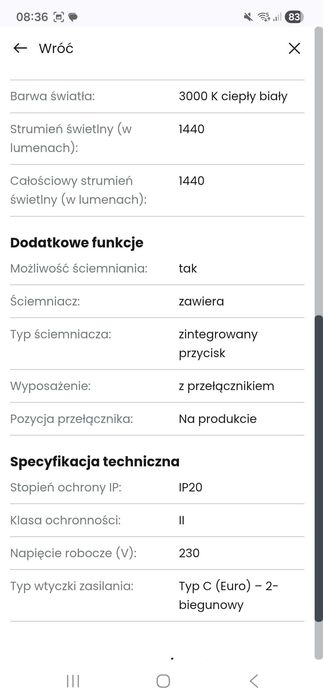Lampa stojąca czarna led nowoczesna