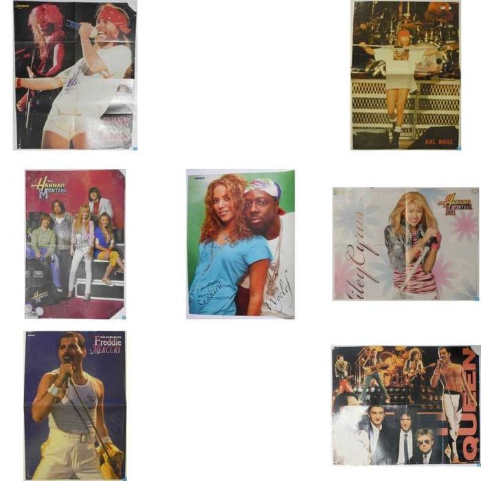 Plakaty Postery Axl Rose Queen Mercury Freddie Hannah Montana Shakira
