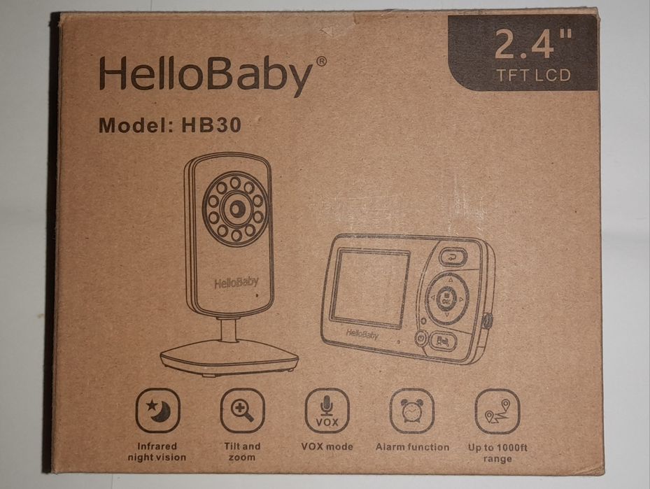 Hello Baby HB30 Монитор с камерой и звуком