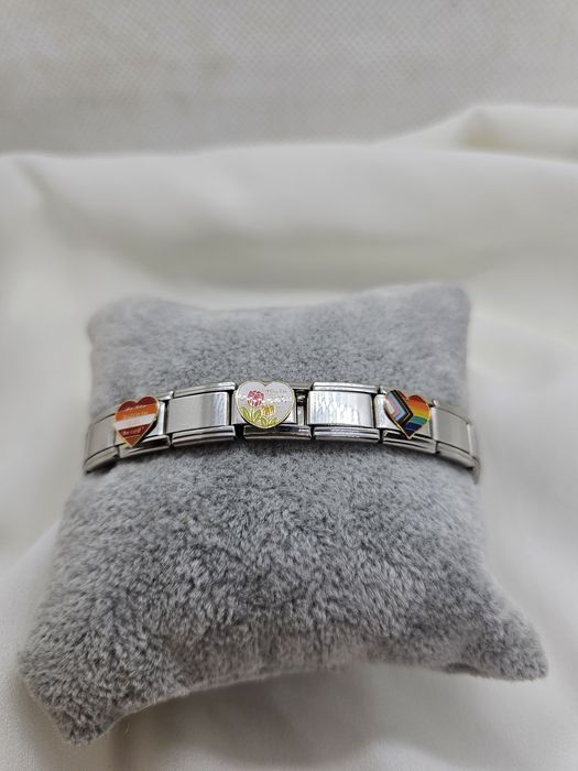 Bransoletka modułowa jak nomination Kolorowe serca