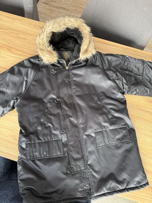 Kurtka Parka Czarna TEXTAR roz. M model. N3B