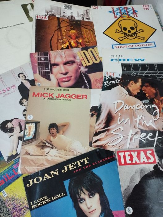 Lote Anos 80 maxi's em vinil