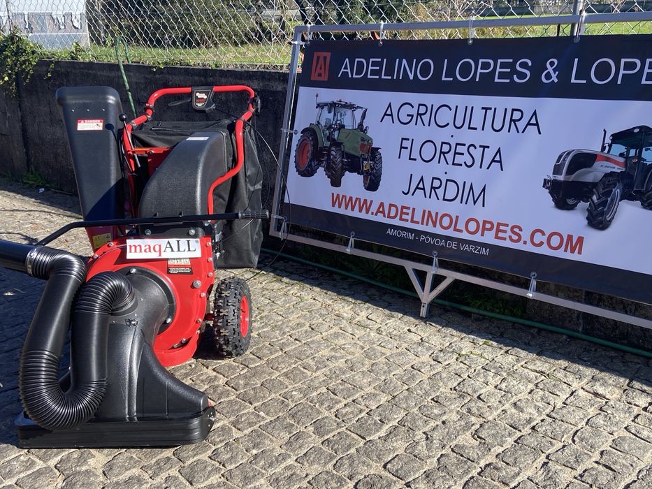 Aspirador de folhas profissional com biotriturador