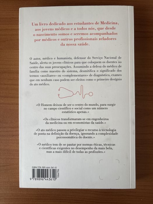 Livro “Ser Médico - Cartas aos jovens Médicos” Carlos Ribeiro