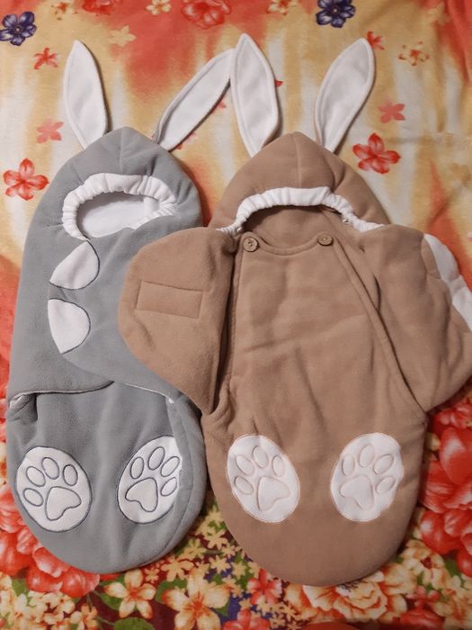 Конверт флісовий сірий