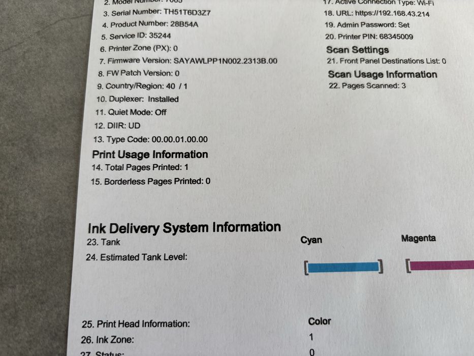 Drukarka HP Smart Tank 7005 CISS drukarka z butelkami z tanimi tuszami