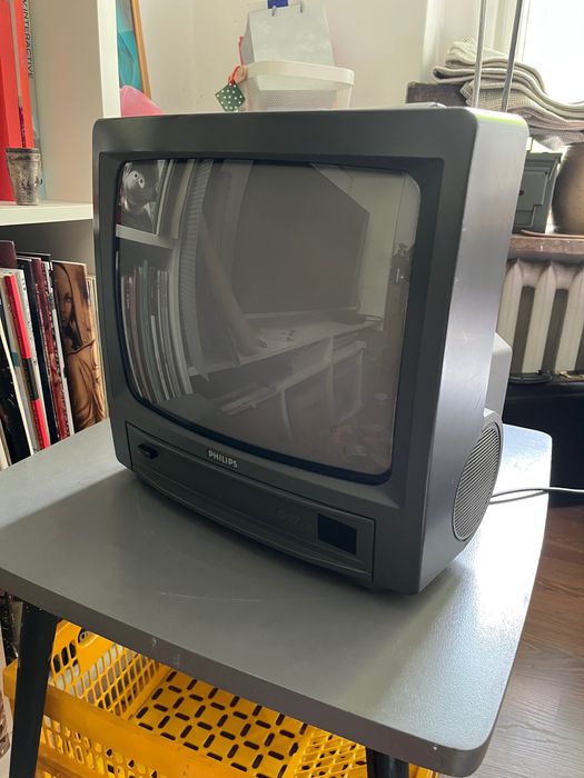 Telewizor Phillips CRT 14" Retro Granie Pegasus Atari Commodore VHS