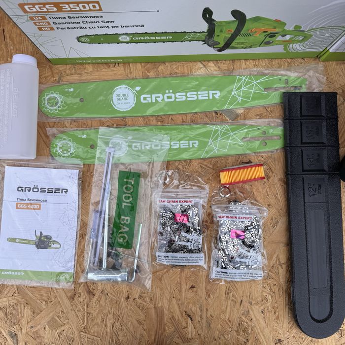 Потужна бензопила Grosser GGS 4300