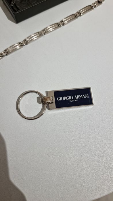 Pulseira Giorgio Armani + porta-chaves