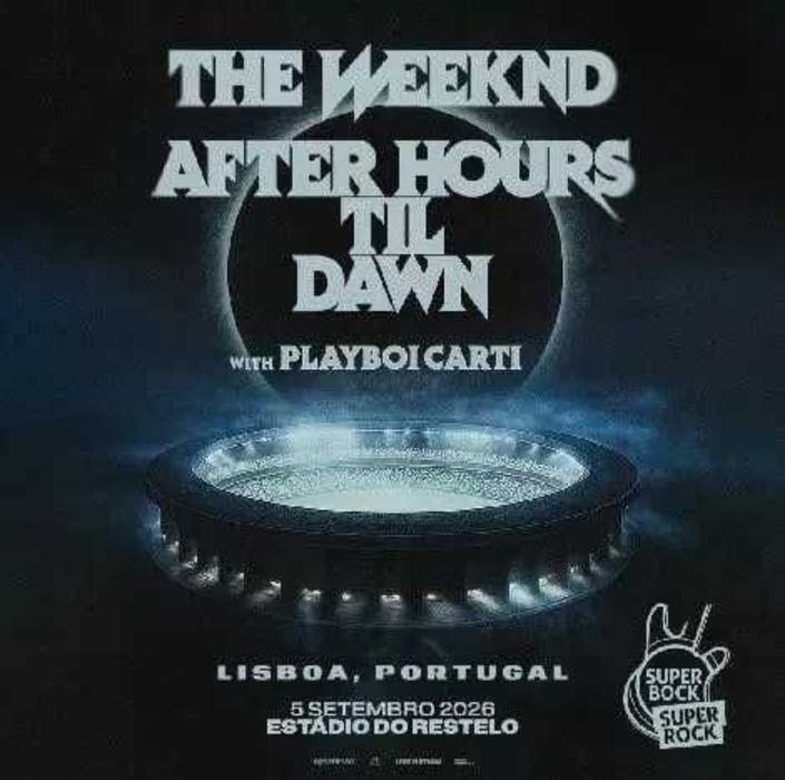 2 bilhetes dia 06 the Weeknd plateia em pé