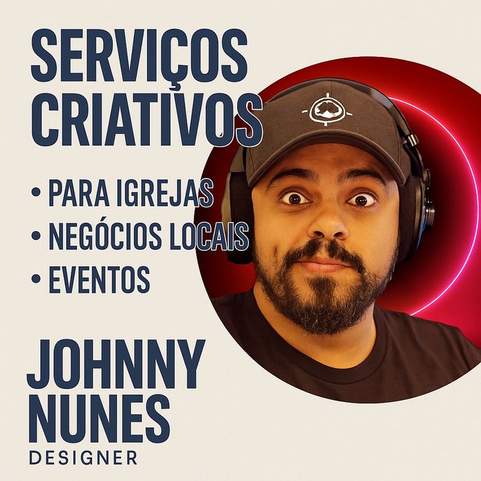 Ofereço meus serviços como designer gráfico