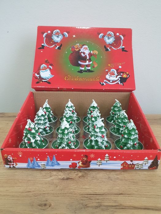 Świeczka Świąteczna Choinka Tealight