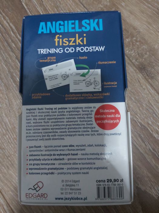 Angielski fiszki trening od podstaw