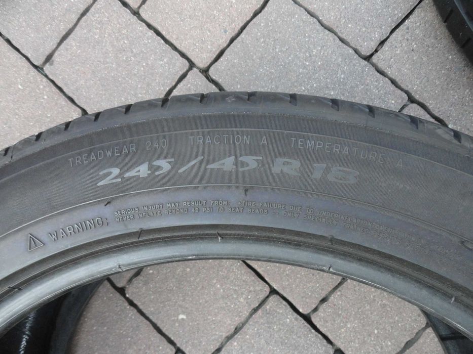 245/45R18 Michelin 2 sztuki LATO 2022  rok