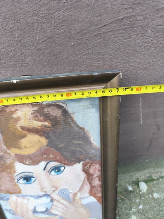 Obraz malowany kobieta