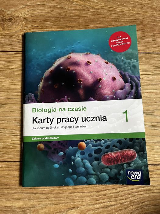 Biologia na czasie 1 Karty pracy ucznia – NOWE – Nowa Era