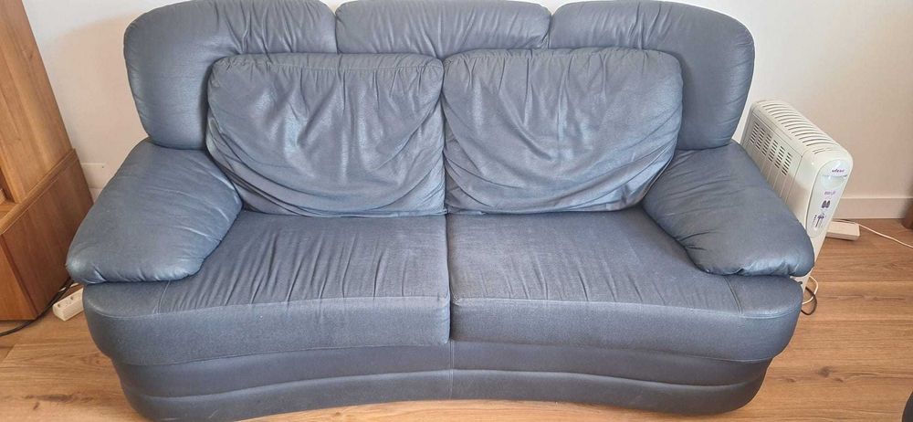 Sofás confortáveis azuis