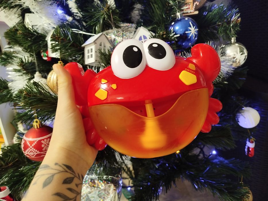 Краб мильні бульбашки