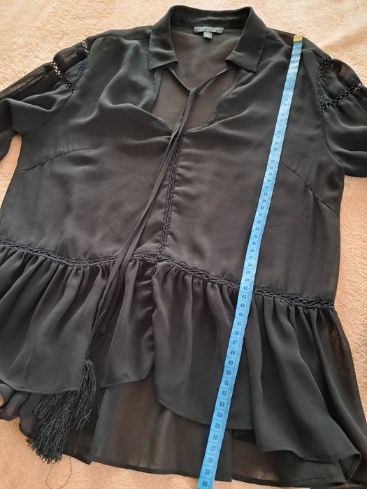 Przezroczysta bluzka koszulowa Topshop