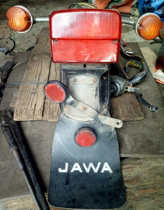 Задній фонарь кріплення стопа подрамник jawa 638 634 флянець сідушка руль фільтр