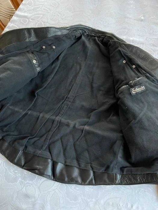 Kurtka skórzana męska motocyklowa ramoneska solidna L XL Erlmeier